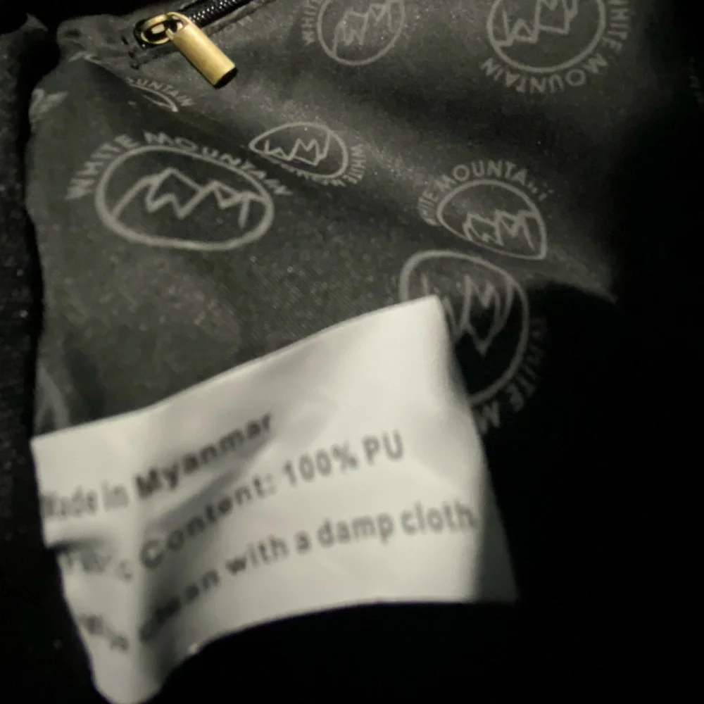 Black‎ Vegan Leather Men's Backpack